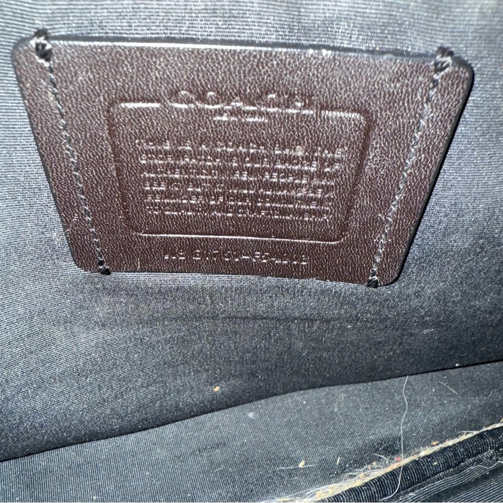 COACH Leather Briefcase Bag - Picture 8 of 8